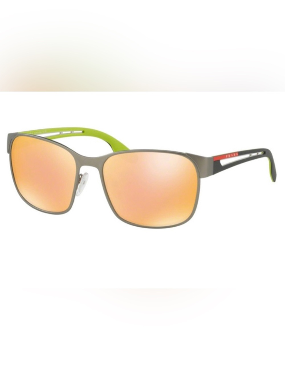 Prada Men's Frame Sunglasses with Amber Lenses